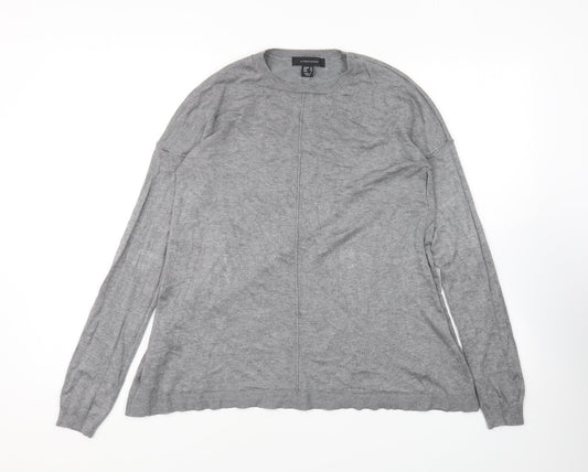 Womens UK Size 10 Atmosphere Grey Pullover Jumper