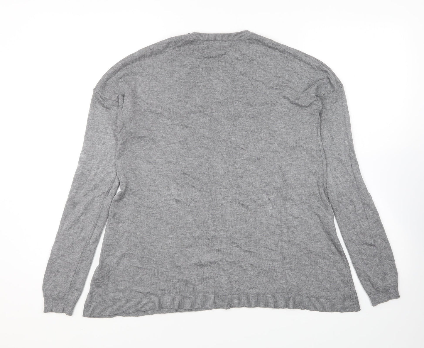 Womens UK Size 10 Atmosphere Grey Pullover Jumper