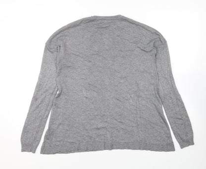 Womens UK Size 10 Atmosphere Grey Pullover Jumper