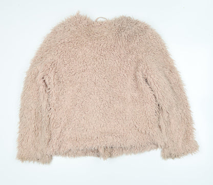 Peacocks Womens Pink Jacket Size 14 Zip