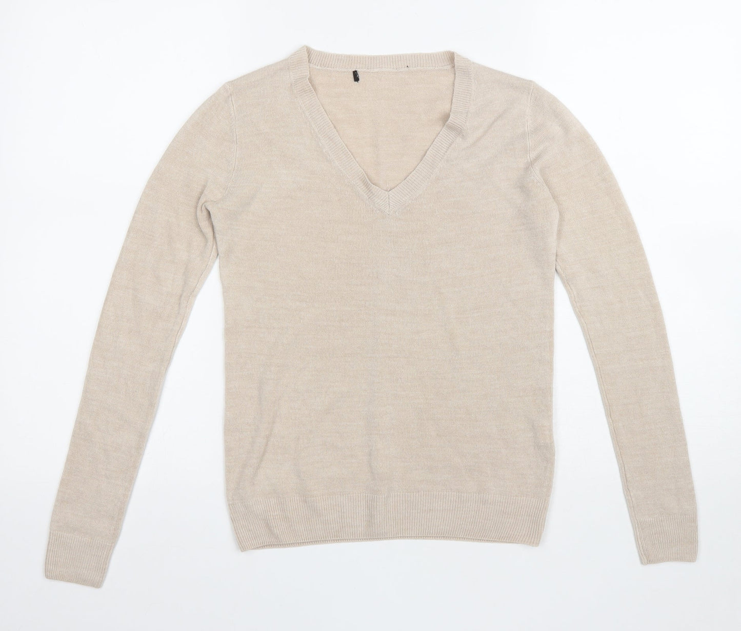Womens UK Size 6 Atmosphere Beige Pullover Jumper