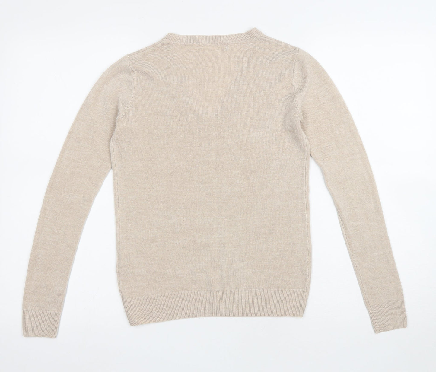 Womens UK Size 6 Atmosphere Beige Pullover Jumper