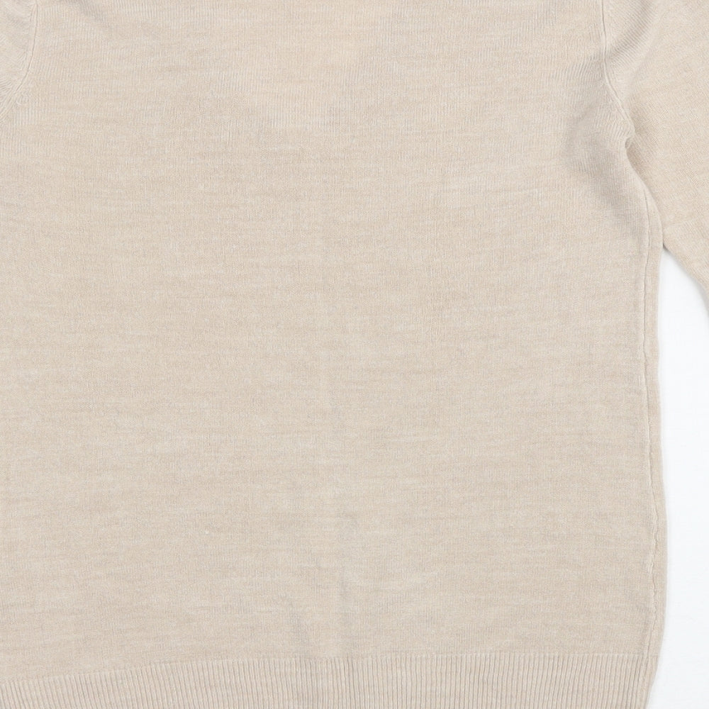 Womens UK Size 6 Atmosphere Beige Pullover Jumper