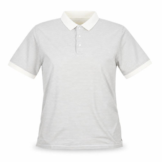 Womens UK Size L Eddie Bauer Grey Basic Polo