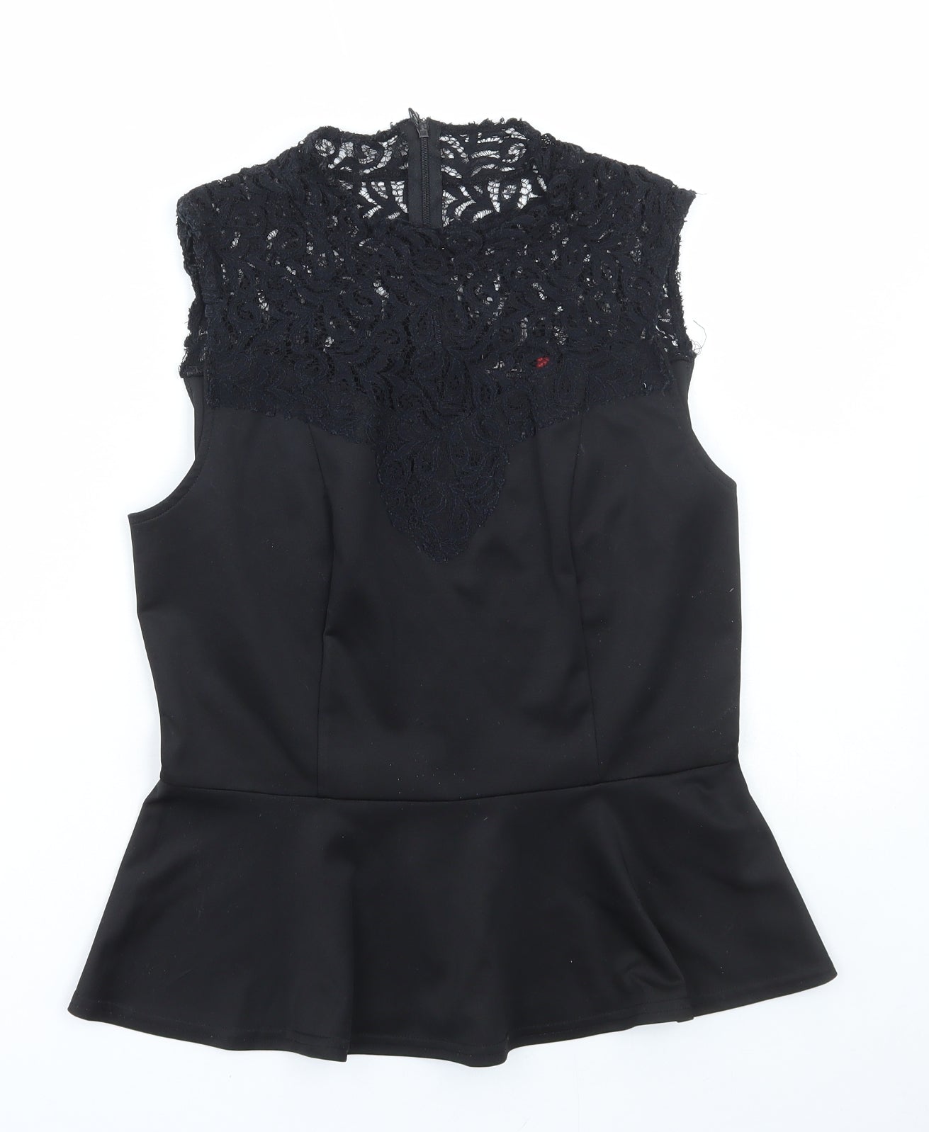 Womens UK Size 14 Only Black Basic Blouse