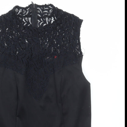 Womens UK Size 14 Only Black Basic Blouse