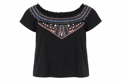 Womens UK Size 12 Primark Black Basic Blouse