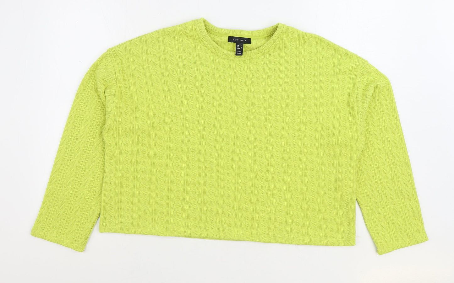 Womens UK Size L New Look Green Pullover Jumper