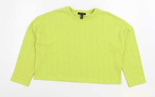 Womens UK Size L New Look Green Pullover Jumper