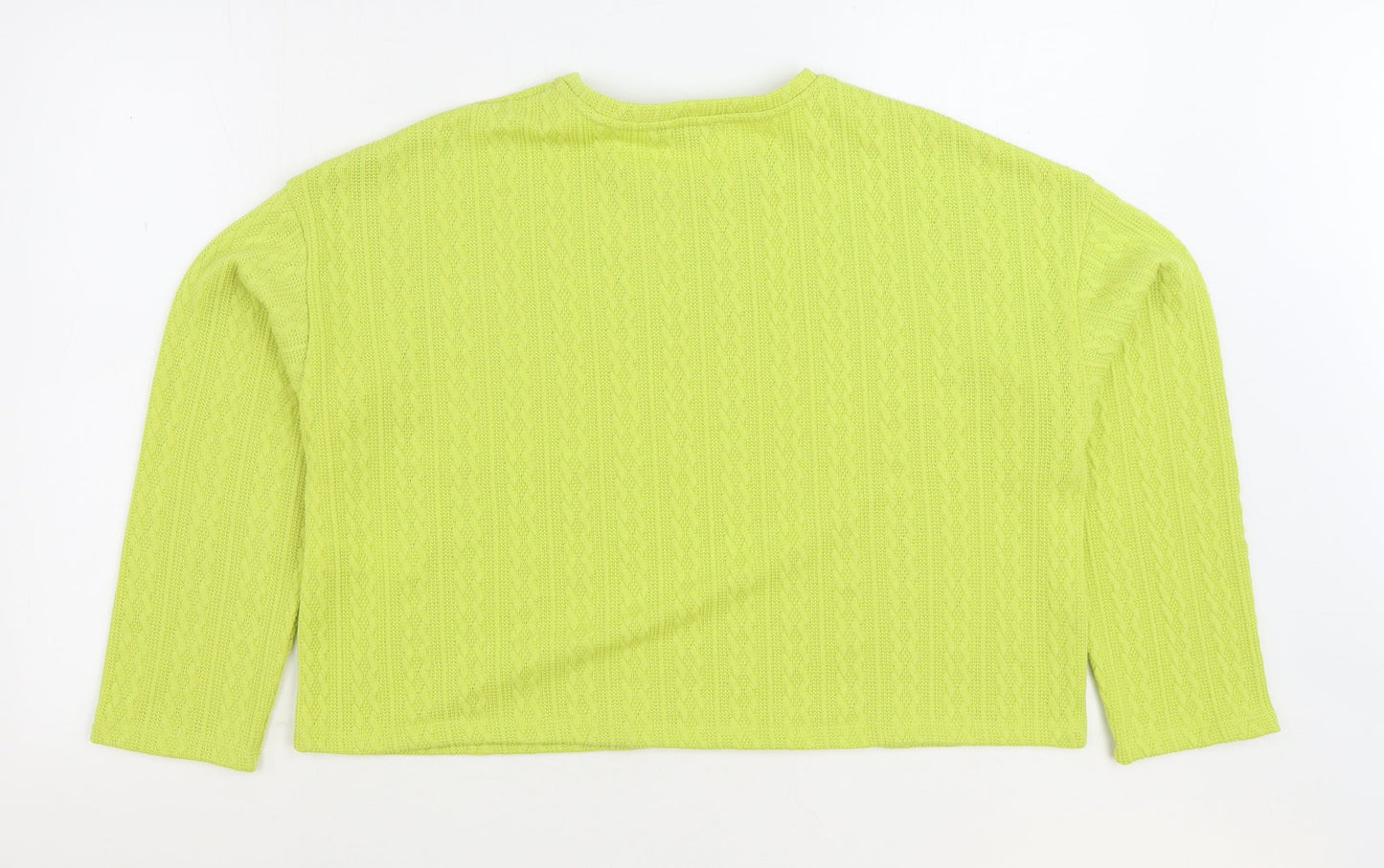 Womens UK Size L New Look Green Pullover Jumper
