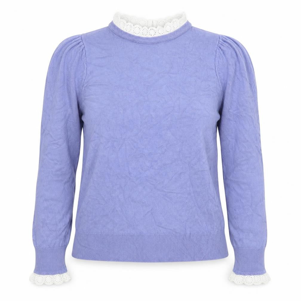 Womens UK Size 6 F&F Blue Pullover Jumper