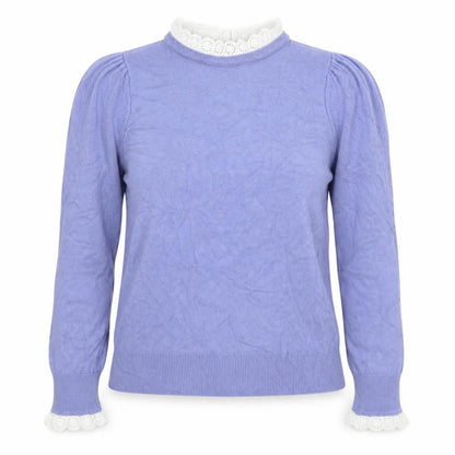 Womens UK Size 6 F&F Blue Pullover Jumper