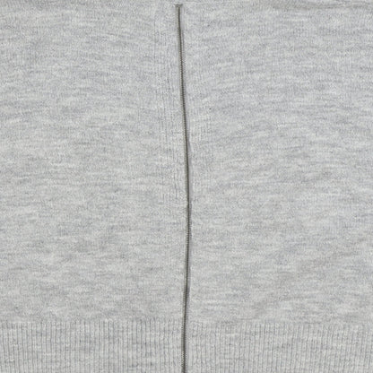 Womens UK Size 10 Topshop Grey Pullover Jumper