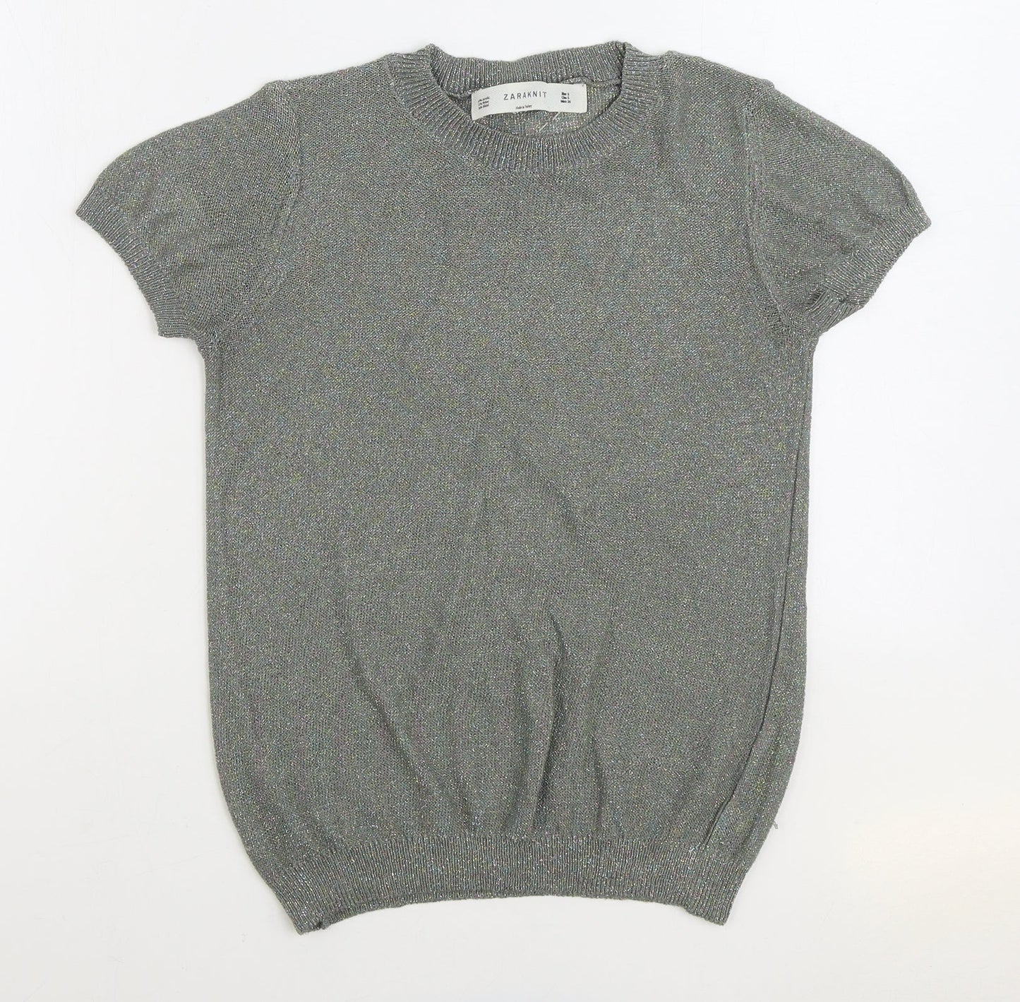 Womens UK Size S Zara Multicoloured Pullover Jumper