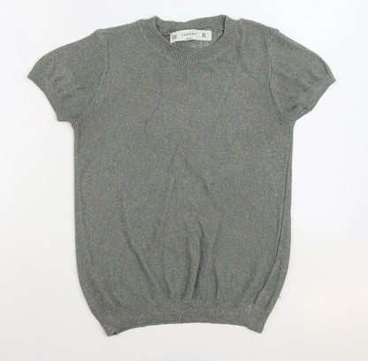 Womens UK Size S Zara Multicoloured Pullover Jumper