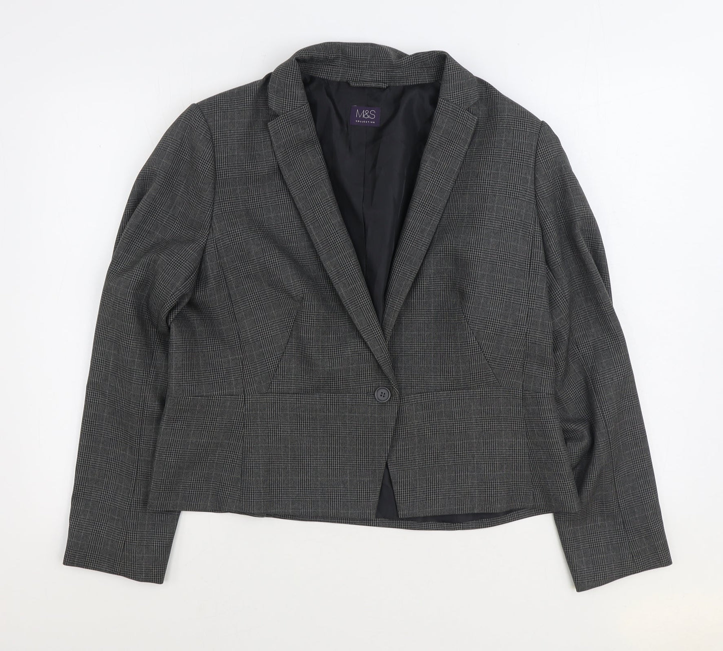 Womens UK Size 14 Marks and Spencer Grey Jacket