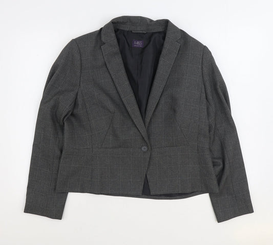Womens UK Size 14 Marks and Spencer Grey Jacket