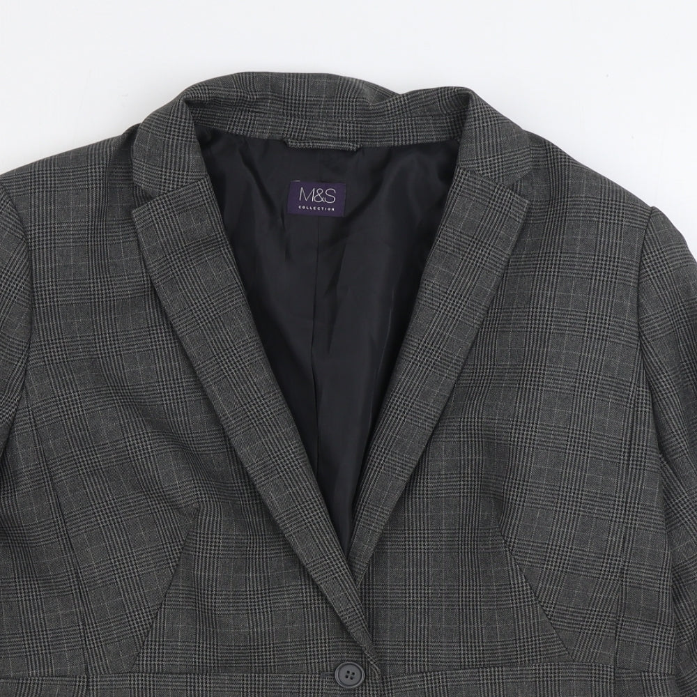Womens UK Size 14 Marks and Spencer Grey Jacket