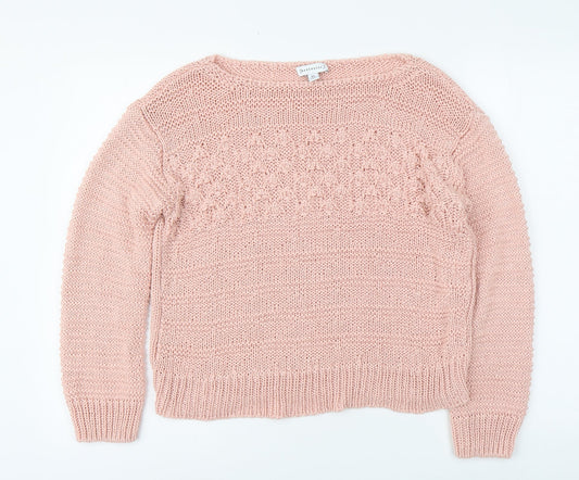 Womens UK Size 12 Warehouse Pink Pullover Jumper