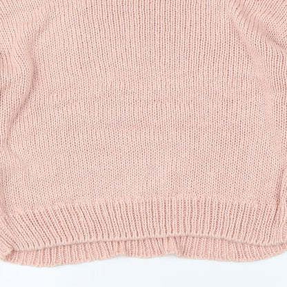 Womens UK Size 12 Warehouse Pink Pullover Jumper