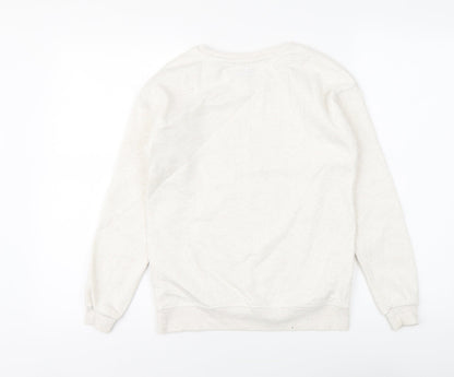 Primark Girls Beige Cotton Pullover Sweatshirt Size 11-12 Years Pullover - California