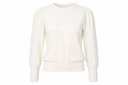 Womens UK Size 14 Marks and Spencer White Pullover Jumper