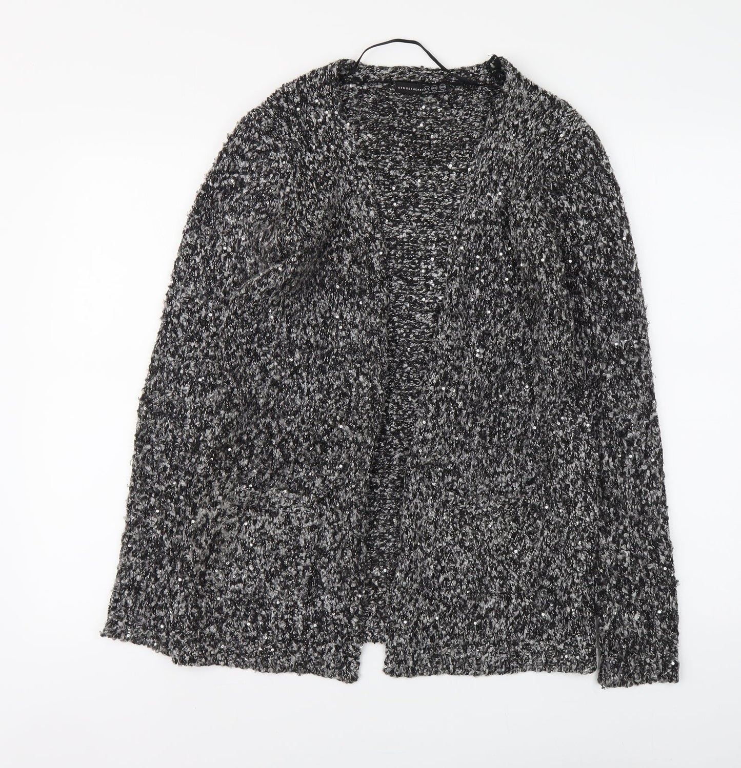 Womens UK Size 6 Atmosphere Grey Cardigan Jumper