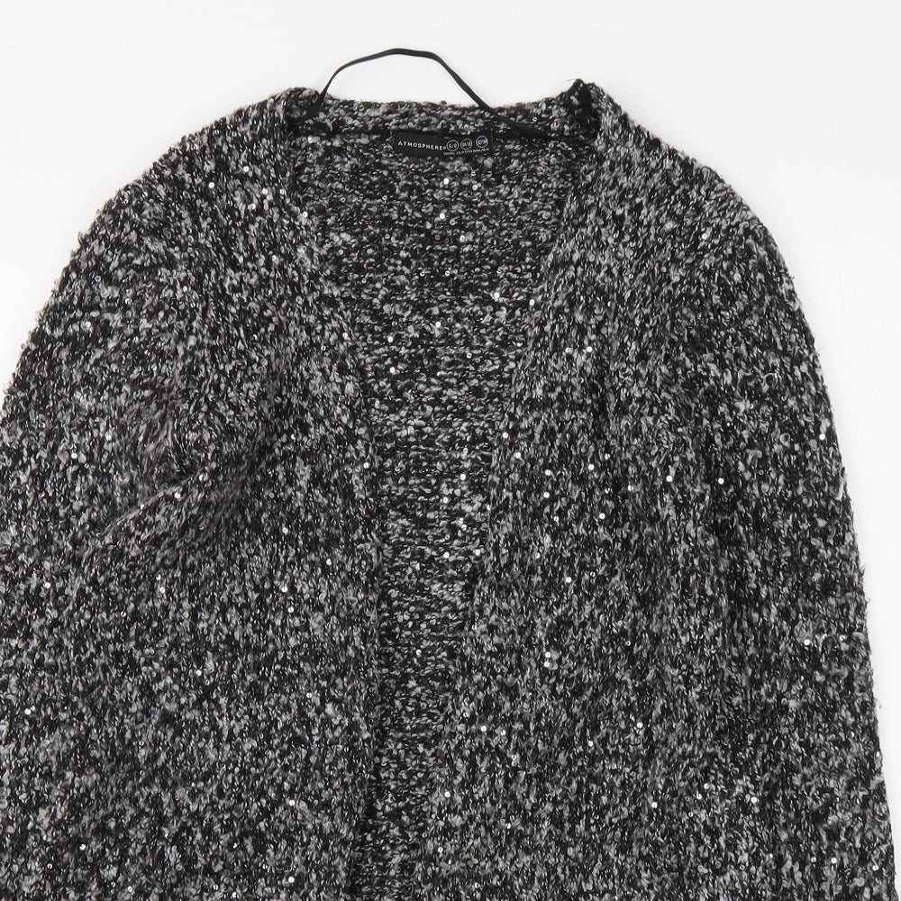 Womens UK Size 6 Atmosphere Grey Cardigan Jumper