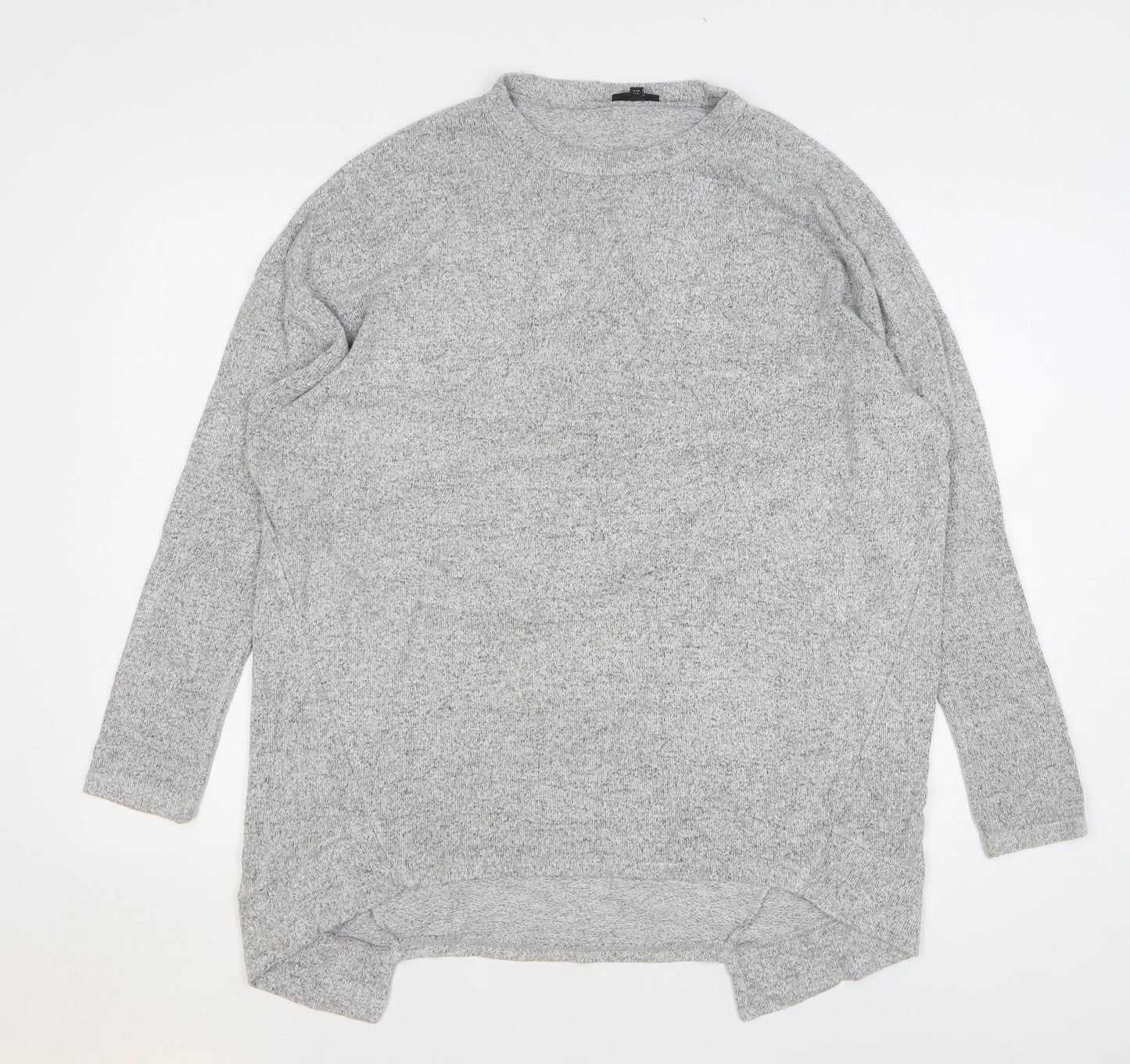 Womens UK Size 10 River Island Grey Pullover Jumper