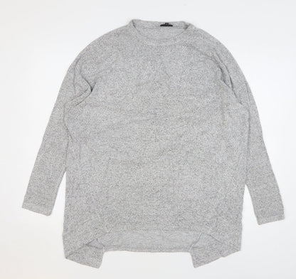 Womens UK Size 10 River Island Grey Pullover Jumper