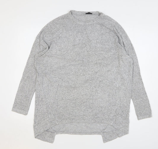 Womens UK Size 10 River Island Grey Pullover Jumper