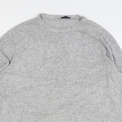Womens UK Size 10 River Island Grey Pullover Jumper