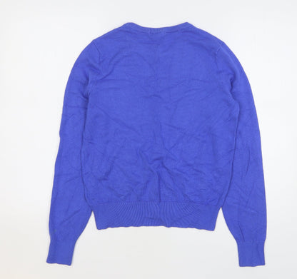 Womens UK Size S H&M Blue Pullover Jumper