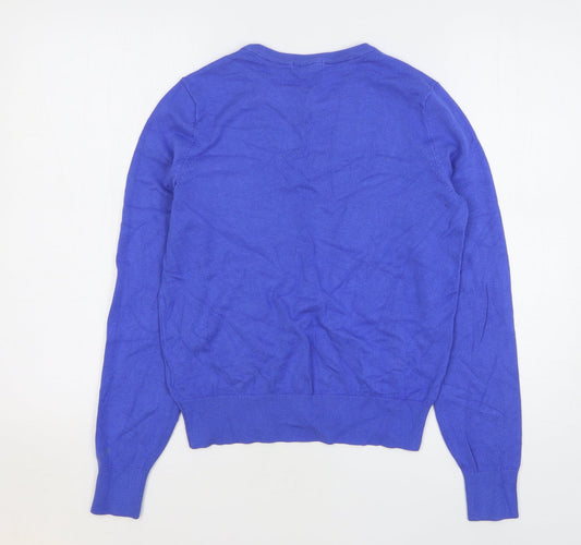 Womens UK Size S H&M Blue Pullover Jumper