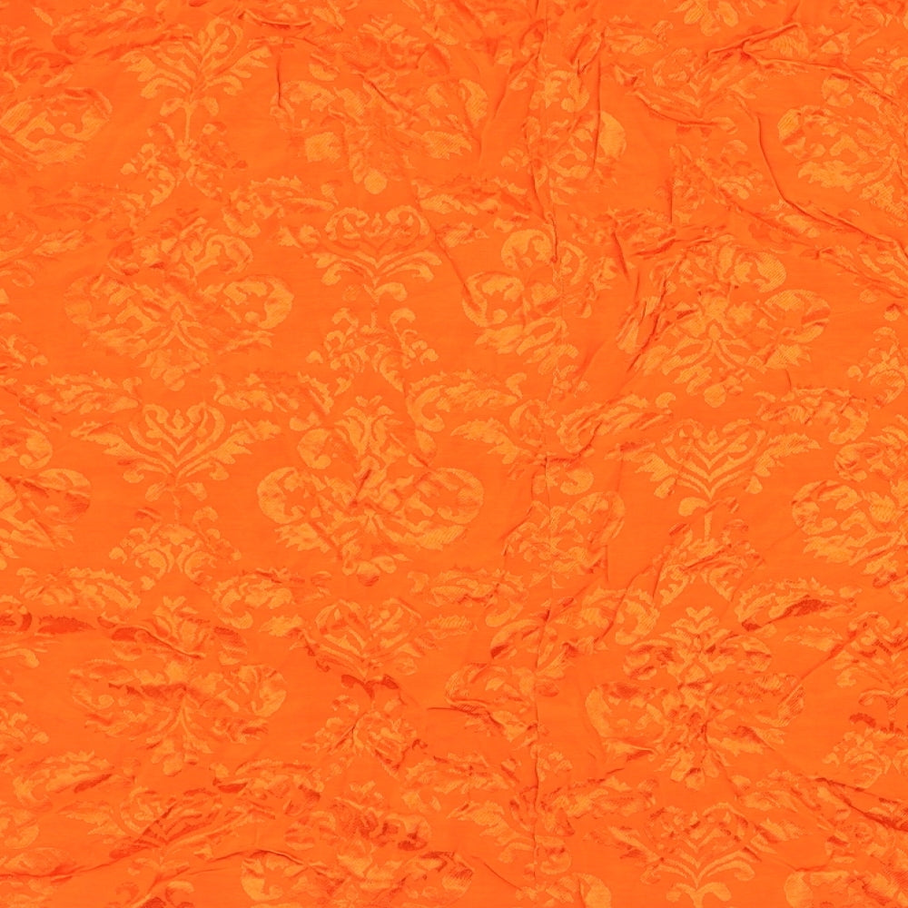 Womens UK Size S River Island Orange Cardigan Jumper