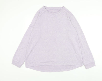 Primark Womens Purple Round Neck Polyester Pullover Jumper Size 12
