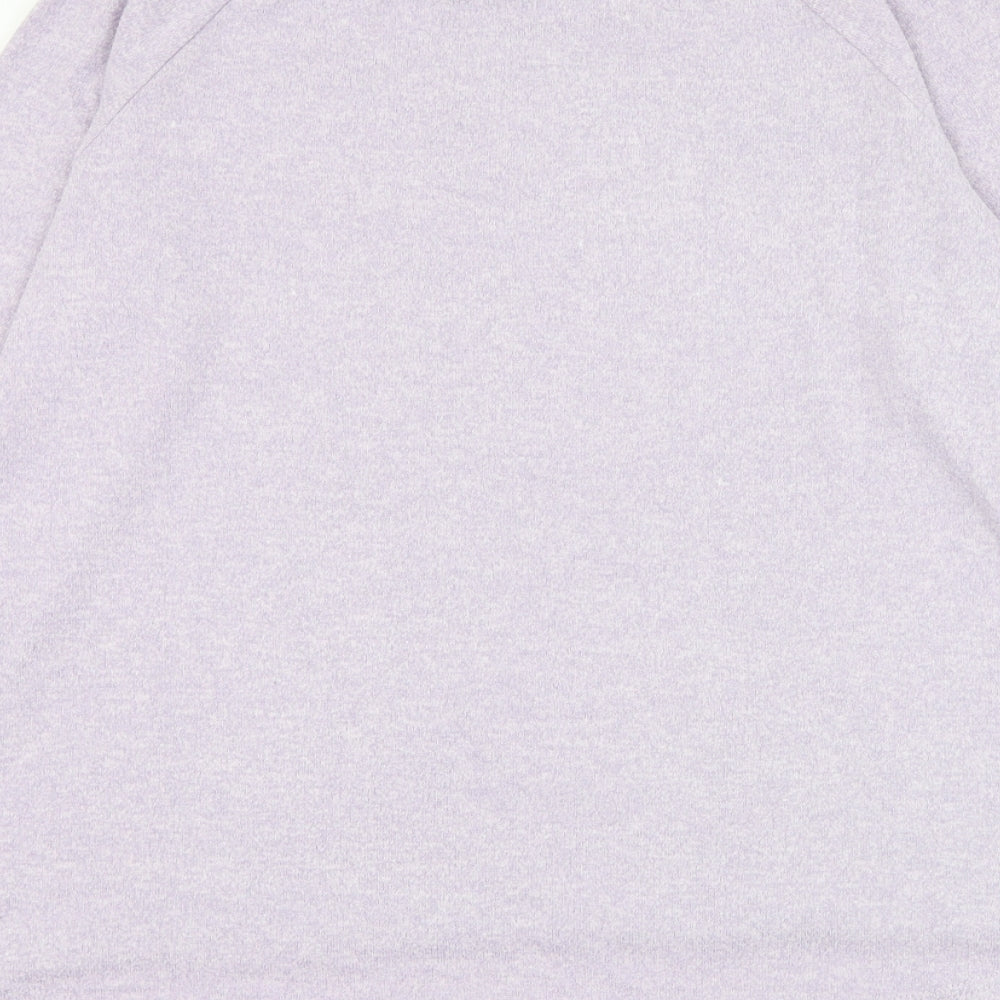 Primark Womens Purple Round Neck Polyester Pullover Jumper Size 12