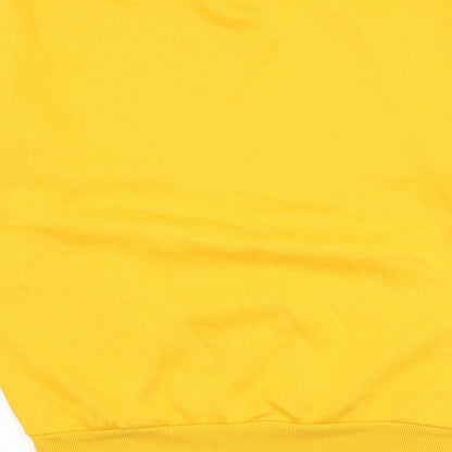 Primark Womens Yellow Cotton Pullover Sweatshirt Size 4 Pullover - Winnie The Pooh