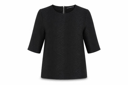 Womens UK Size 8 Atmosphere Black Basic Blouse