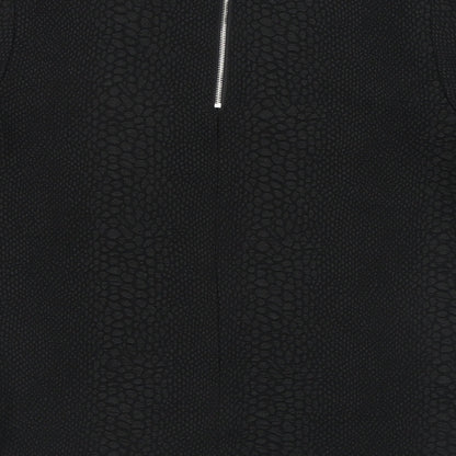Womens UK Size 8 Atmosphere Black Basic Blouse