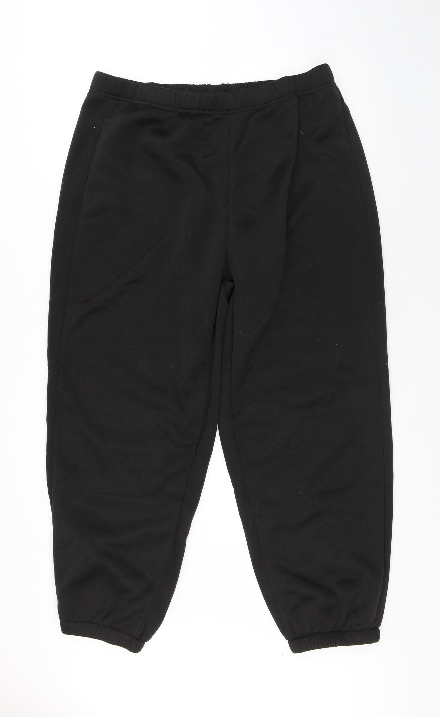 SheIn Womens Black Polyester Jogger Trousers Size XL L27 in Regular