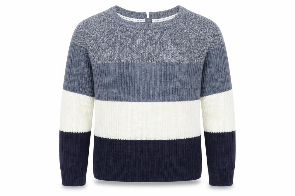 Mens UK Size S Papaya Multicoloured Pullover Jumper