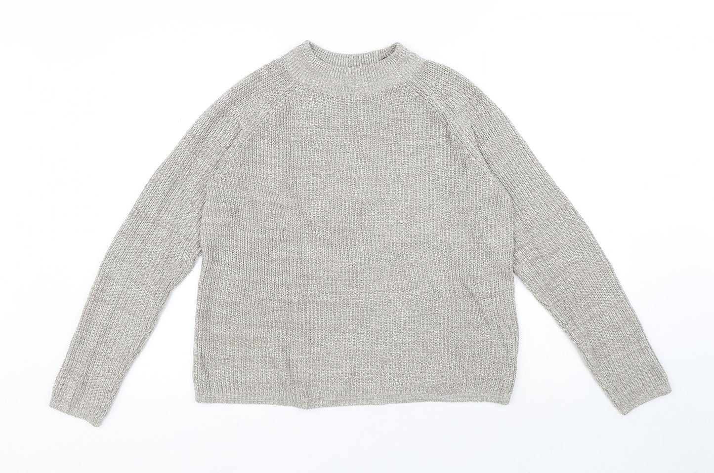 Womens UK Size S H&M Beige Pullover Jumper