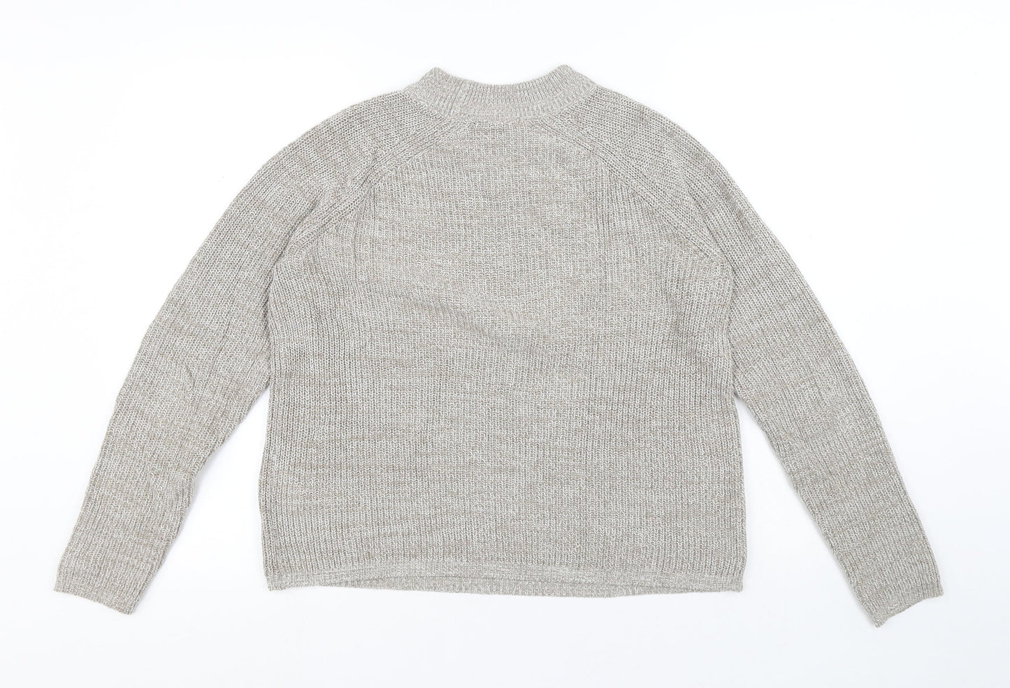 Womens UK Size S H&M Beige Pullover Jumper