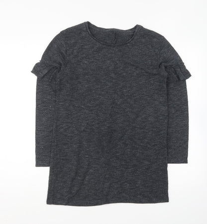 Womens UK Size 10 Matalan Grey Pullover Jumper