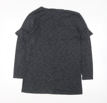 Womens UK Size 10 Matalan Grey Pullover Jumper