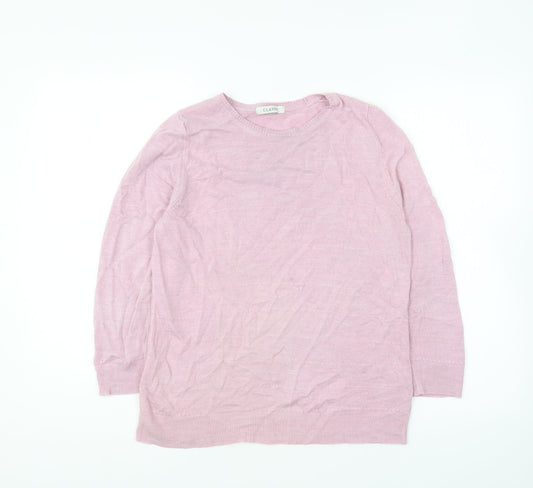 Womens UK Size 14 Marks and Spencer Pink Pullover Jumper