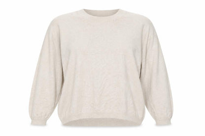 Atmosphere Womens Beige Round Neck Viscose Pullover Jumper Size 18