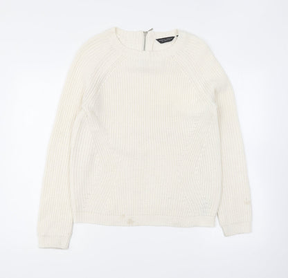 Womens UK Size 10 Dorothy Perkins Beige Pullover Jumper