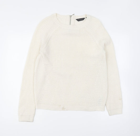 Womens UK Size 10 Dorothy Perkins Beige Pullover Jumper